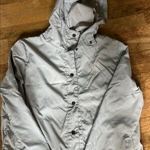 Gray Hooded Jacket